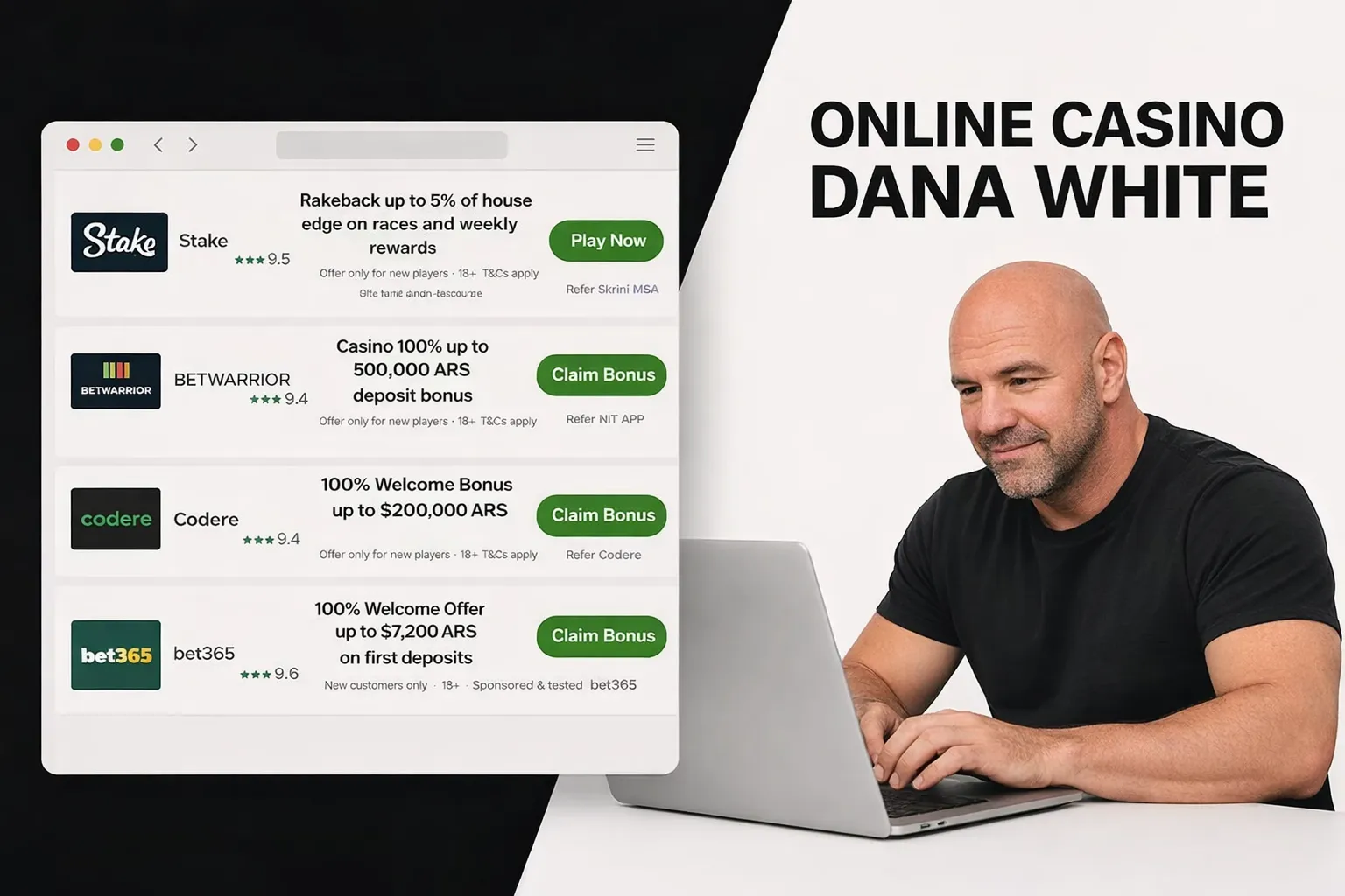 Dana White Casino Platform – Games and Providers