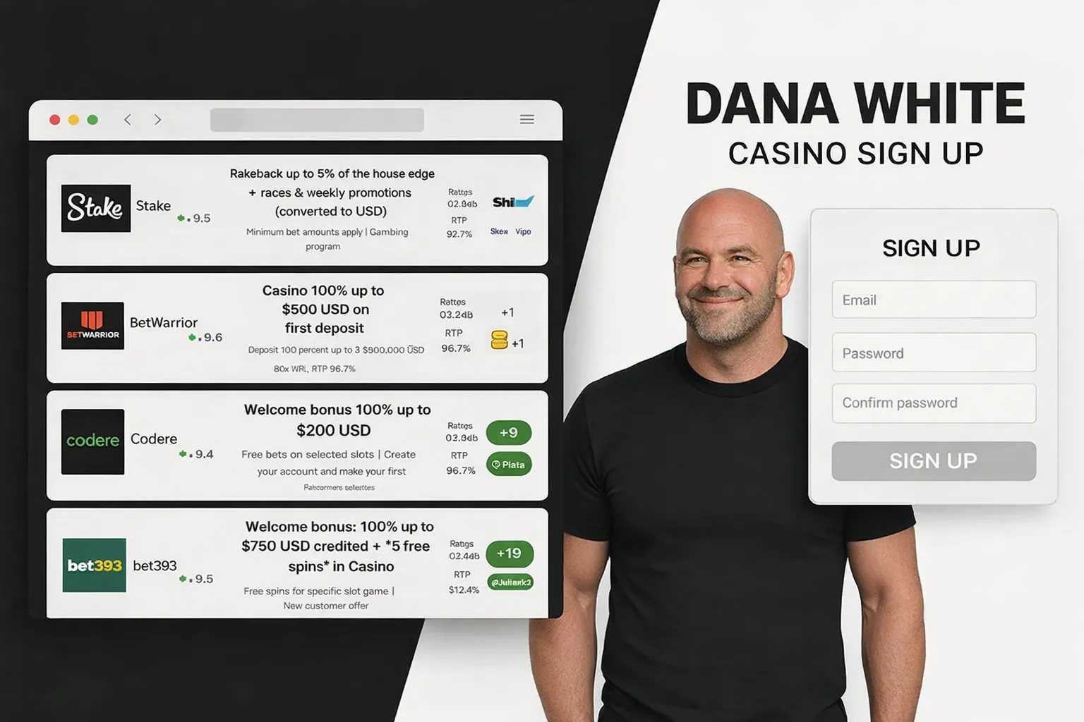 Quick registration steps