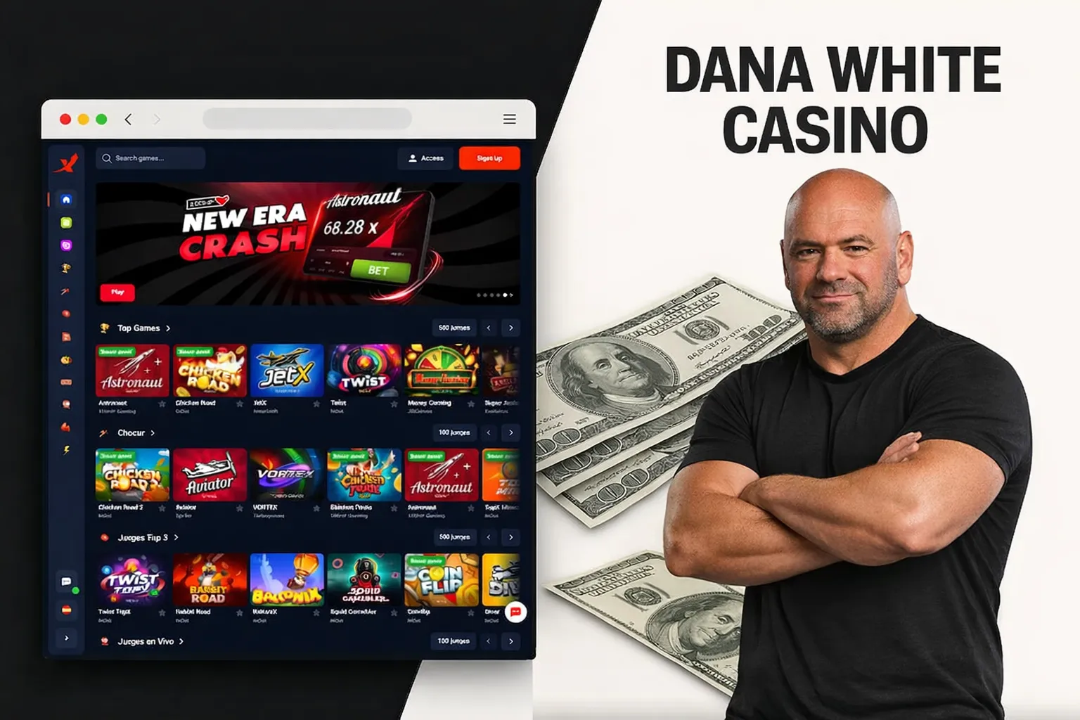 Play Live and Win with Bonuses in the Dana White Casino App – Now in USA